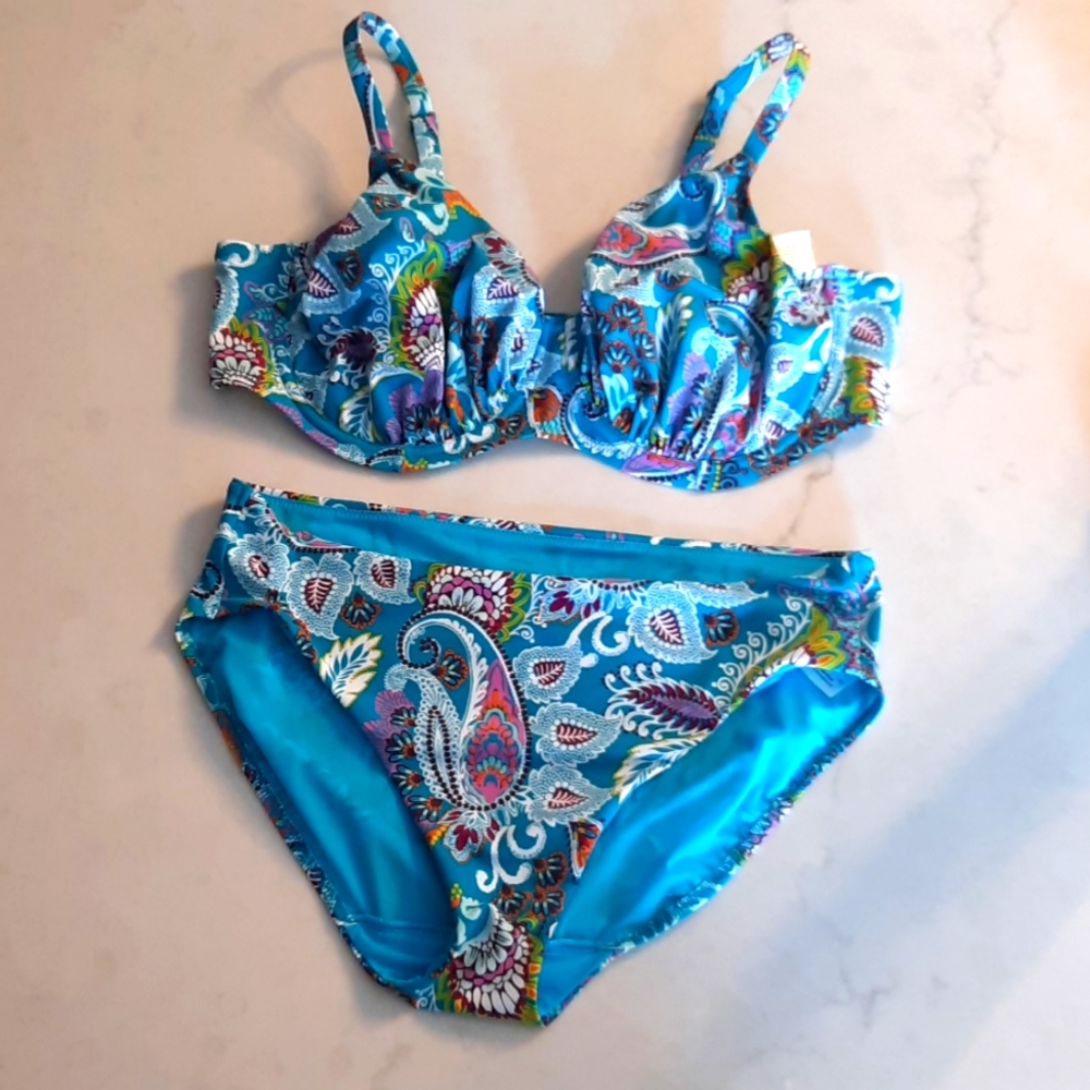 FANTASIE Underwire Bikini. Like New! 40DD/Medium